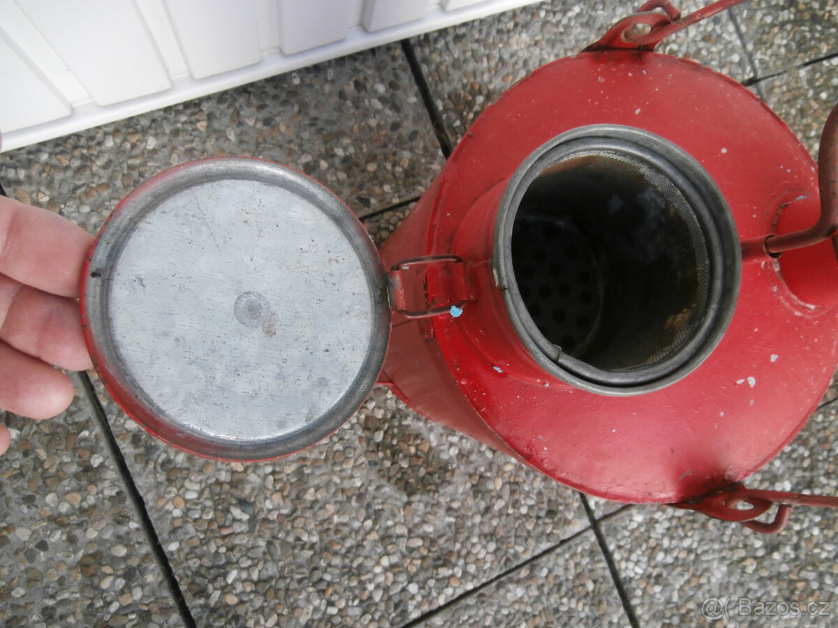 Míchací konev plechová pozinkovaná včetně pošty za 800 kč - 9