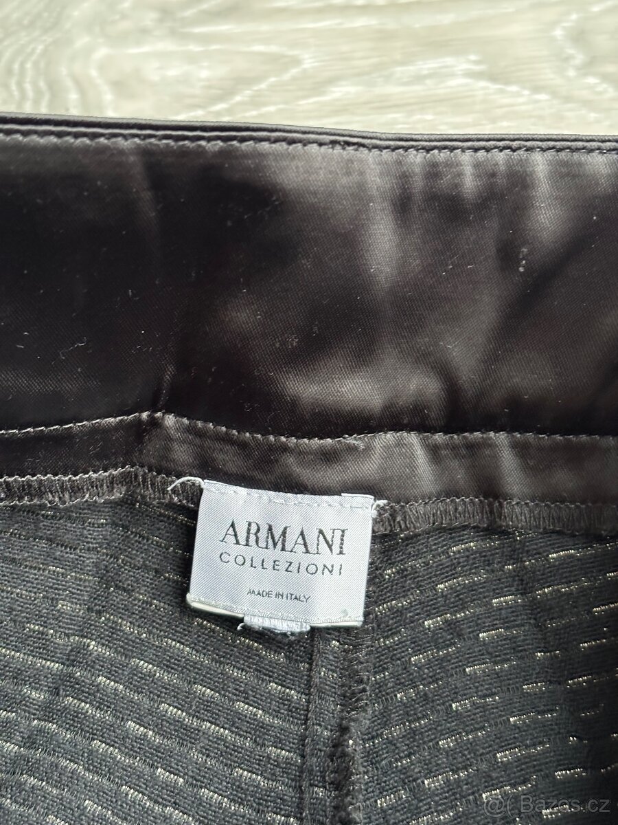 Armani zlaté kalhoty - 9