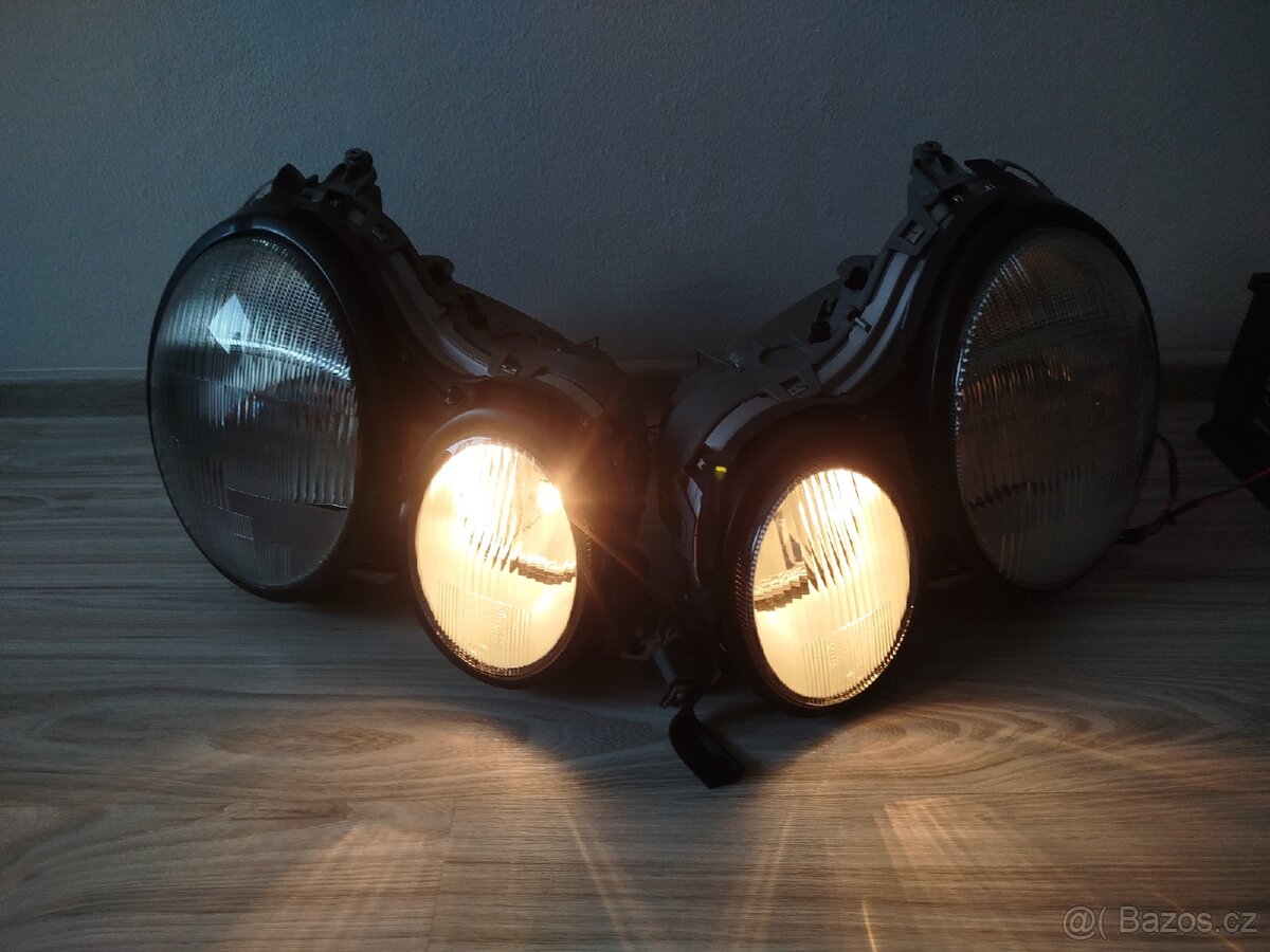 Mercedes W210 předfacelift – nové světlomety HELLA - 9