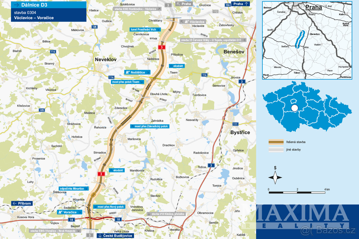 Pozemek o ploše 1175 m2 - Stranný, Stranný - 9