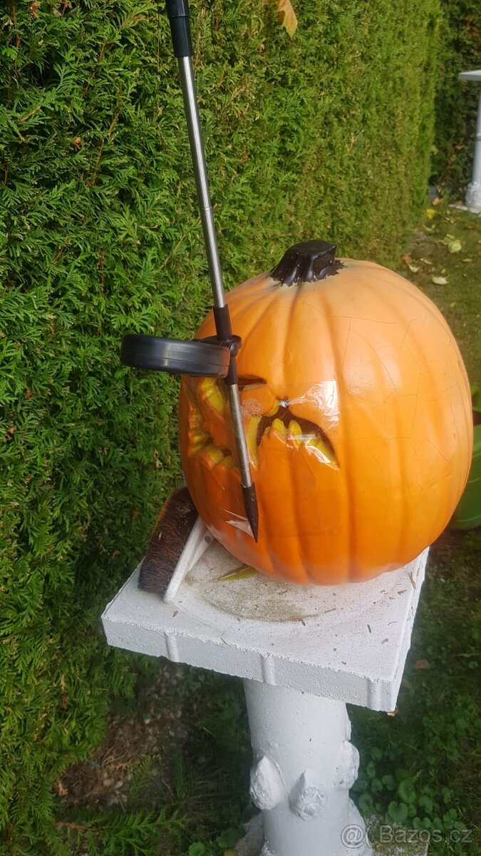 Dýně plast 40 cm, Halloween, dekorace - 9