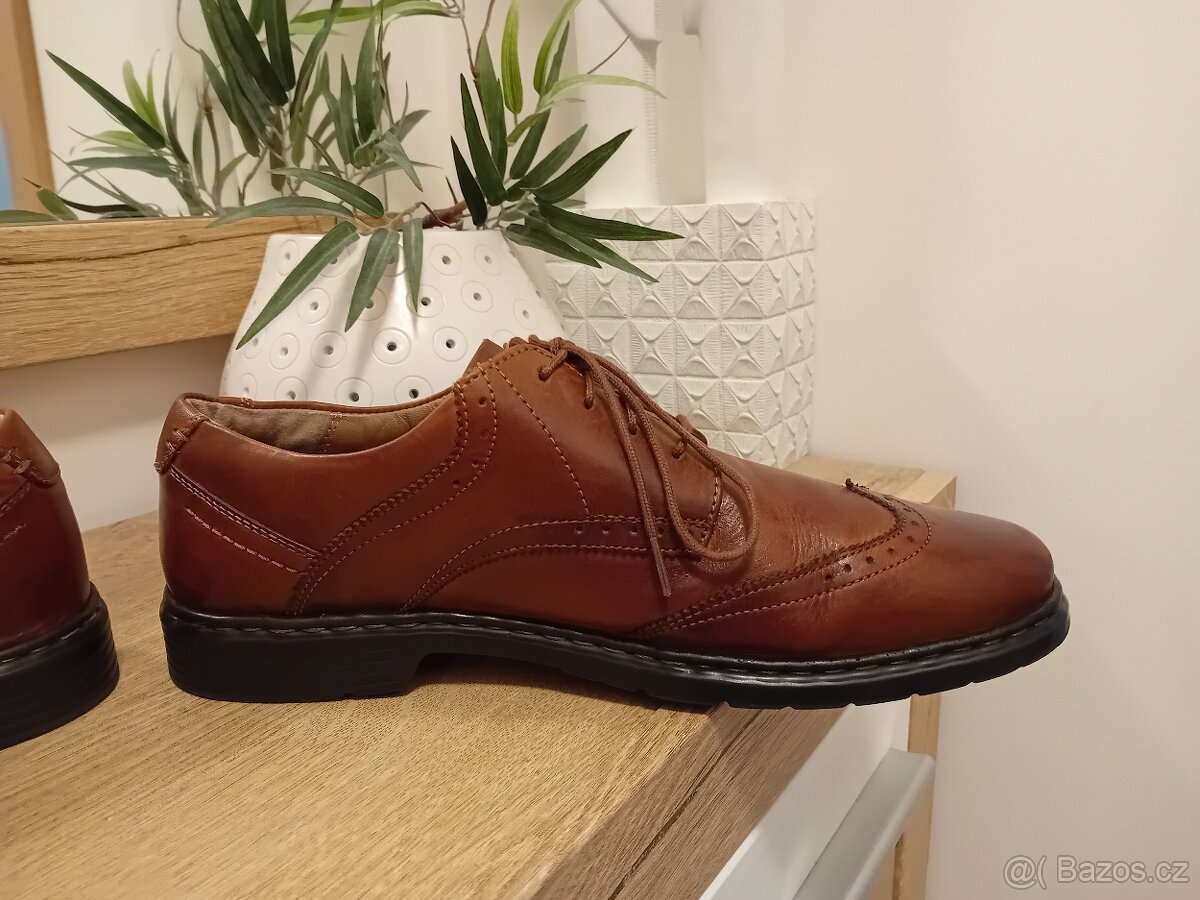 Josef Seibel pánské polobotky vel. 45/46 kožené - 9