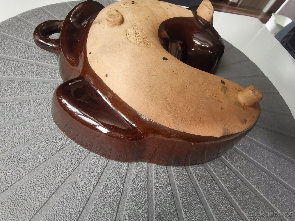 Staré retro keramické formy na pečení - 9