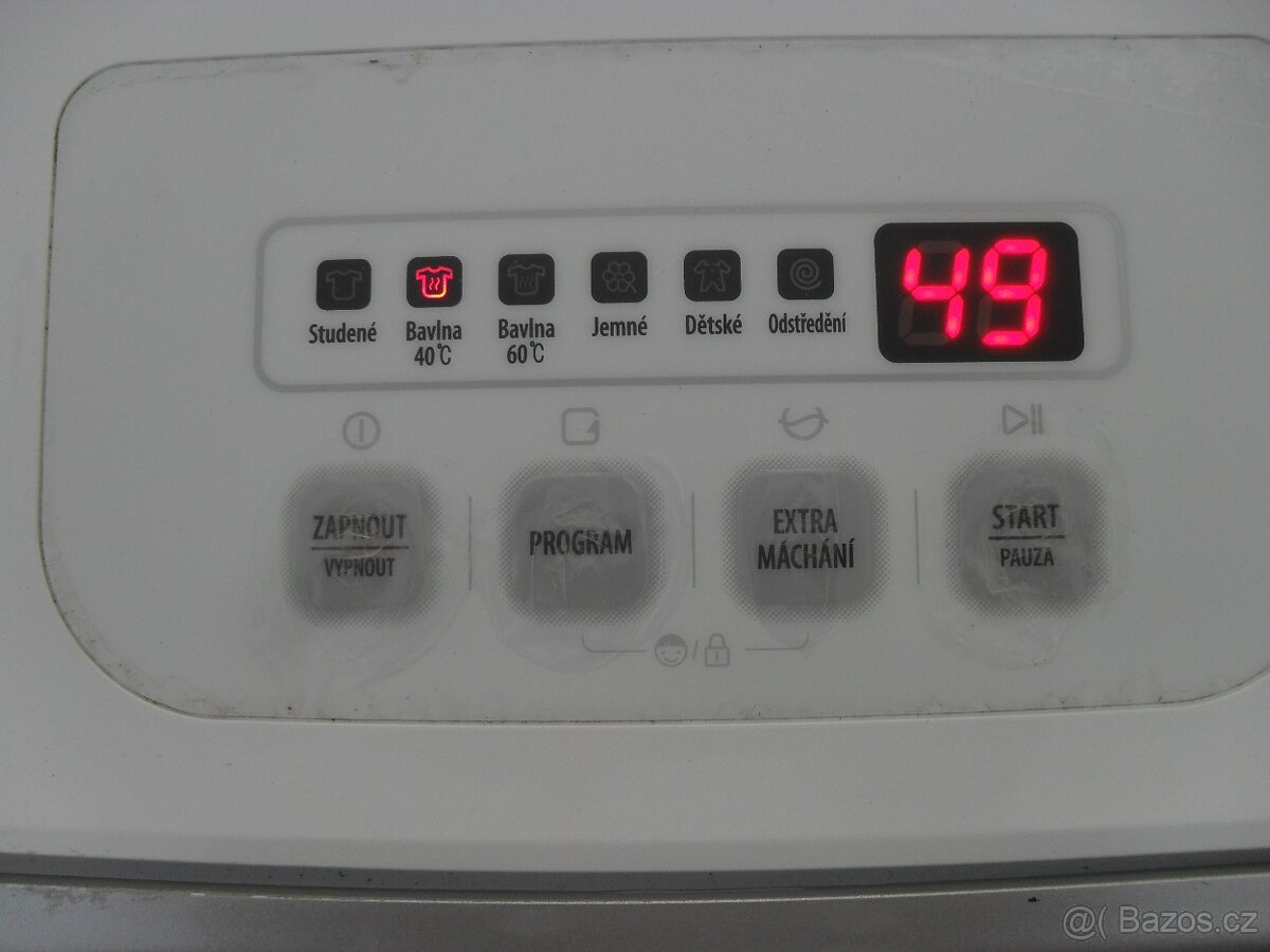 DAEWOO MINI NÁSTĚNNÁ PRAČKA NA 3KG,tř.A++,O-700,LCD,CZ POPIS - 9