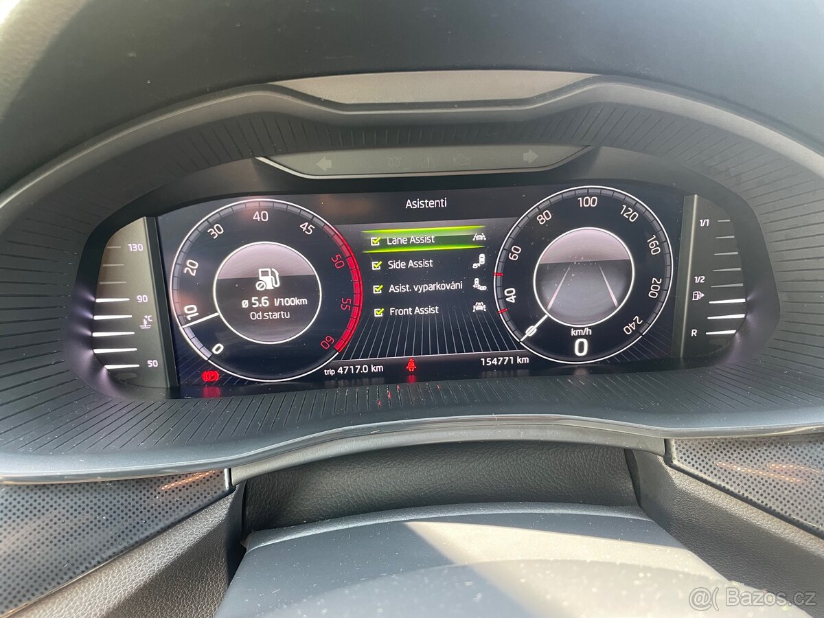 Škoda Scala 1.6TDI 85kw ČR Style+, virtuální cockpit, 168tis - 9