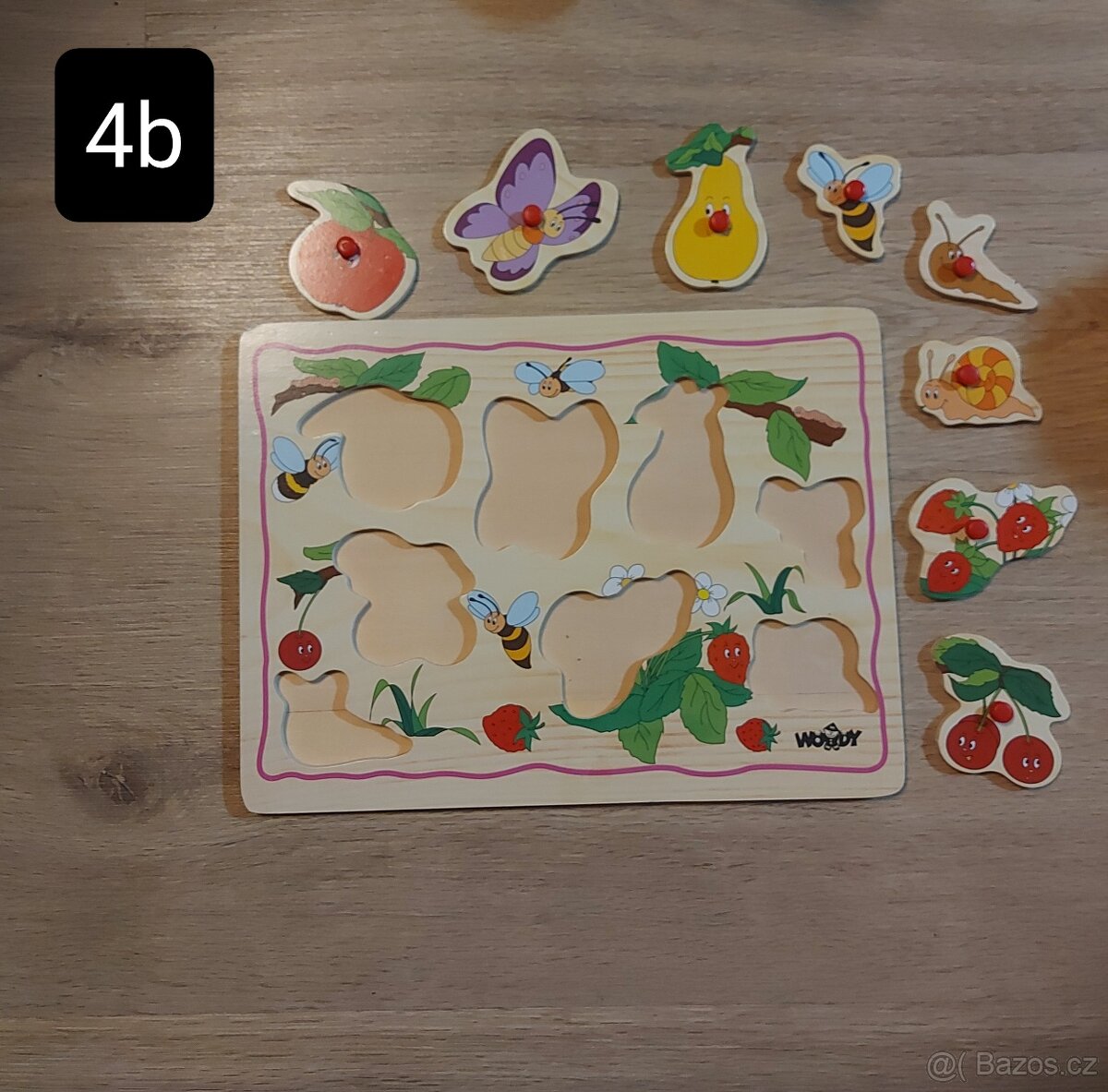 Vkládačka stavebnice dřevěná - 9