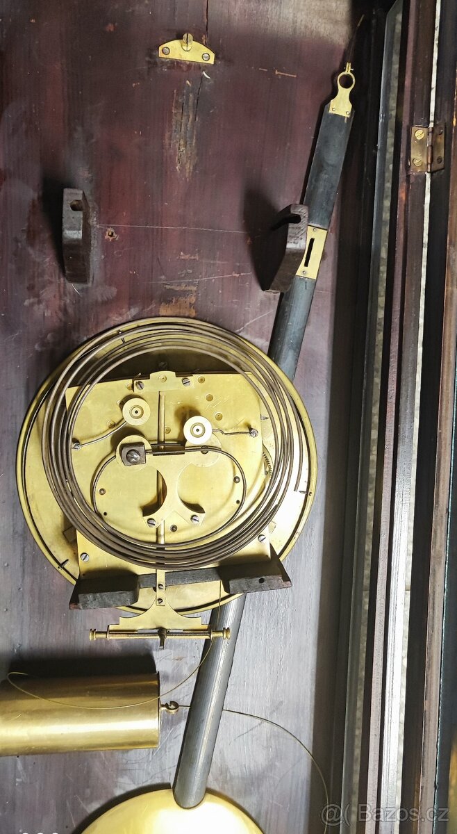 Top bidermeyer třízávažové hodiny na 1 závaží - 9