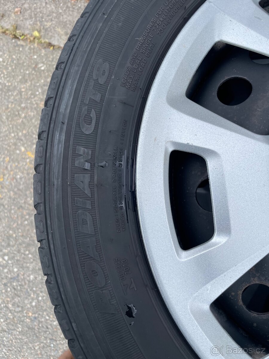 Letní sada 5x98 r16 Fiat doblo - 9