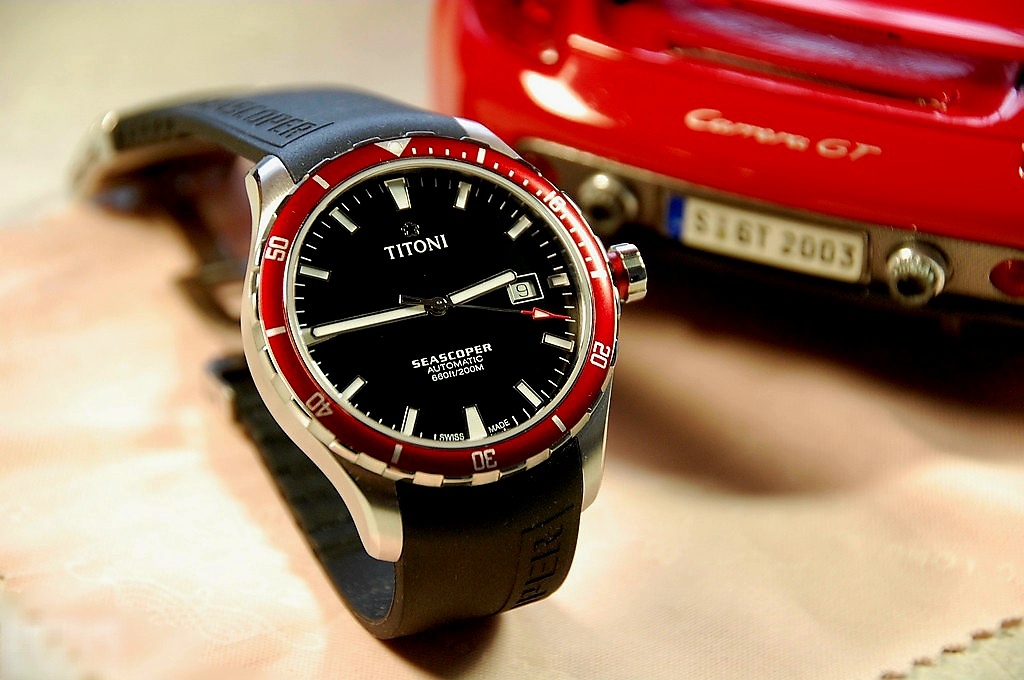 Titoni, model Seascoper Diver, originál hodinky, NOVÉ - 9
