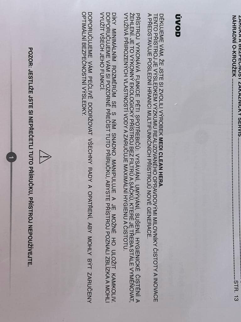 Parní čistič a vysavač MEDI CLEAN HERA - 9