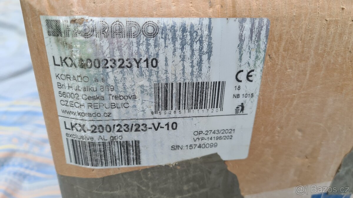 KORADO otopná lavice KORALINE LK ECONOMIC 200/23/23 - 9