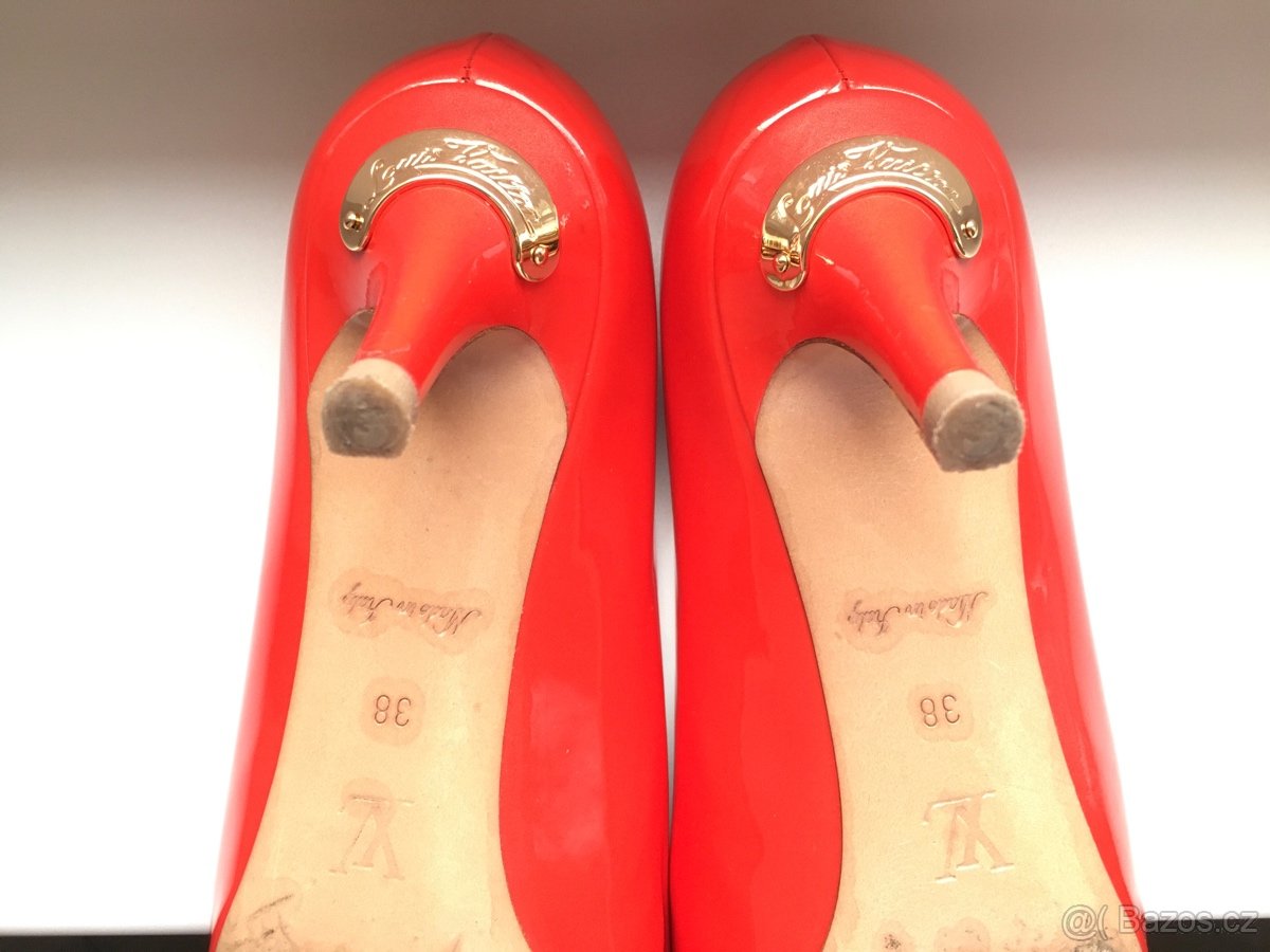 Lodičky / Boty LOUIS VUITTON- Orange - NOVÉ - 9