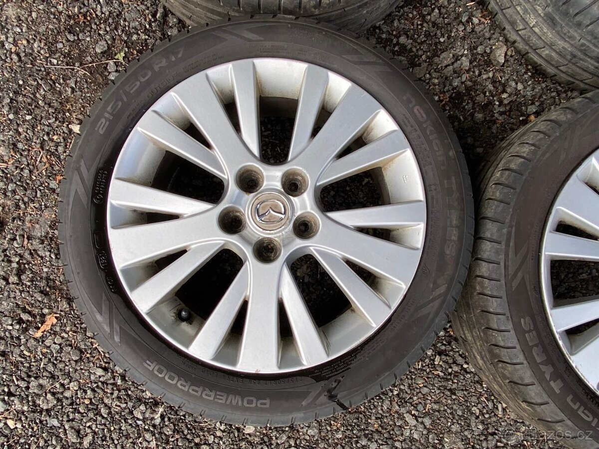 123. sada letní alu kola 215/50 r17 5x114,3 MAZDA - 9