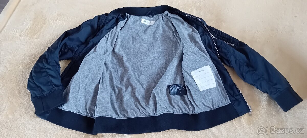 N.ová chlapecká podšitá šusťáková bunda H&M 128 - 9