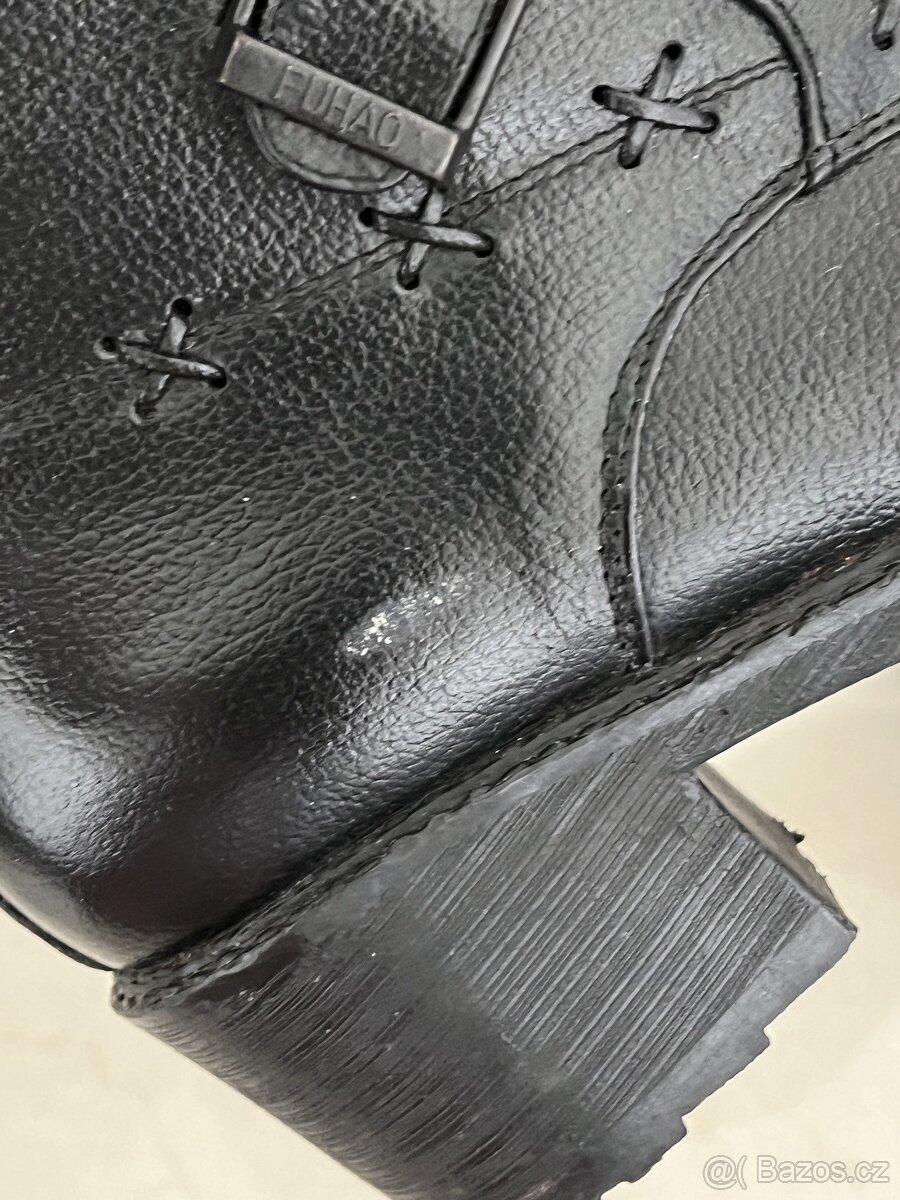 Dámské kotníkové boty s kožíškem – vel. 37 - 9