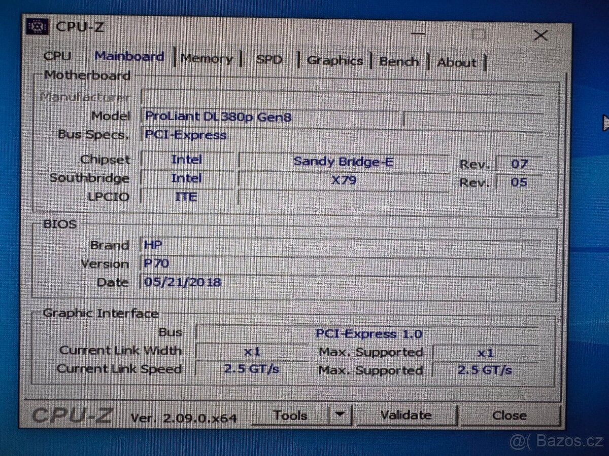 Server HP ProLiant DL380p Gen8 (2x Xeon, 160 GB RAM, 10GbE) - 9