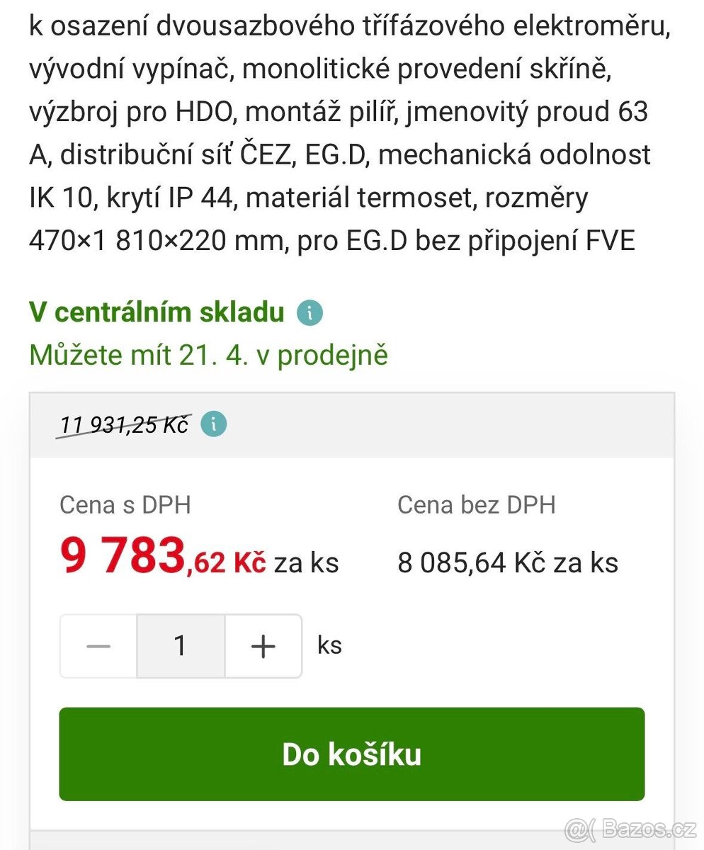 Elektroměrový rozvaděč - 9