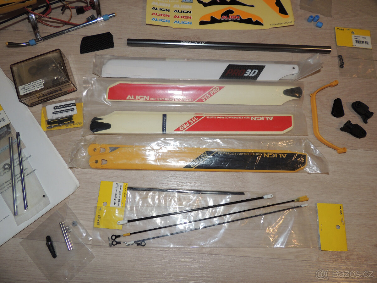 RC helikoptéra TRex-450 XL s příslušenstvím - 9