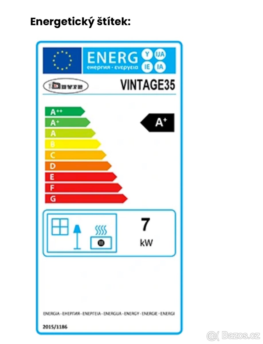 NOVÁ krbová kamna DOVRE VINTAGE 35/E8-E9 - 9