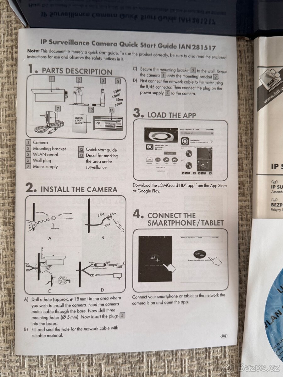Venkovní IP sledovací kamera HD. - 9