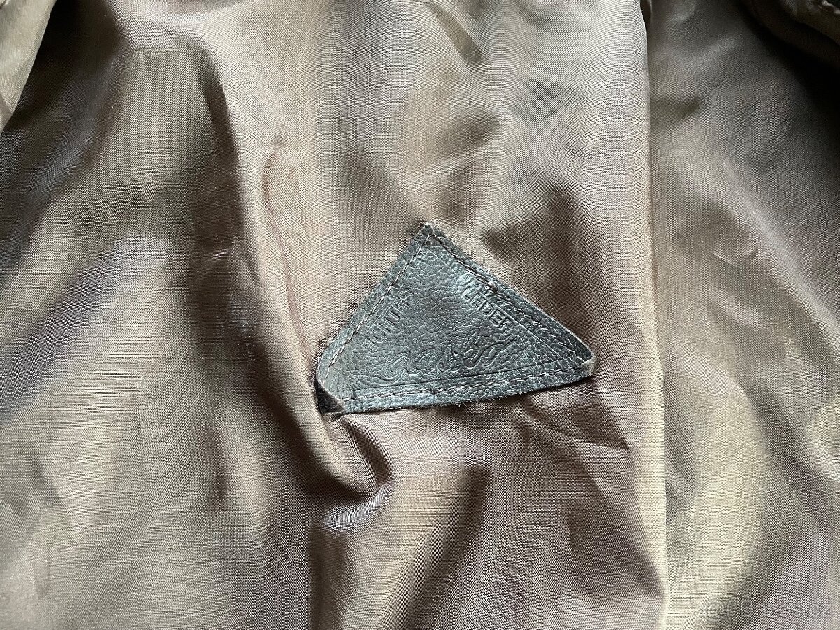 SLEVA PÁNSKÁ BUNDA/KABÁT, PRAVÁ KŮŽE VEL. 58 ZN. GASKO - 9