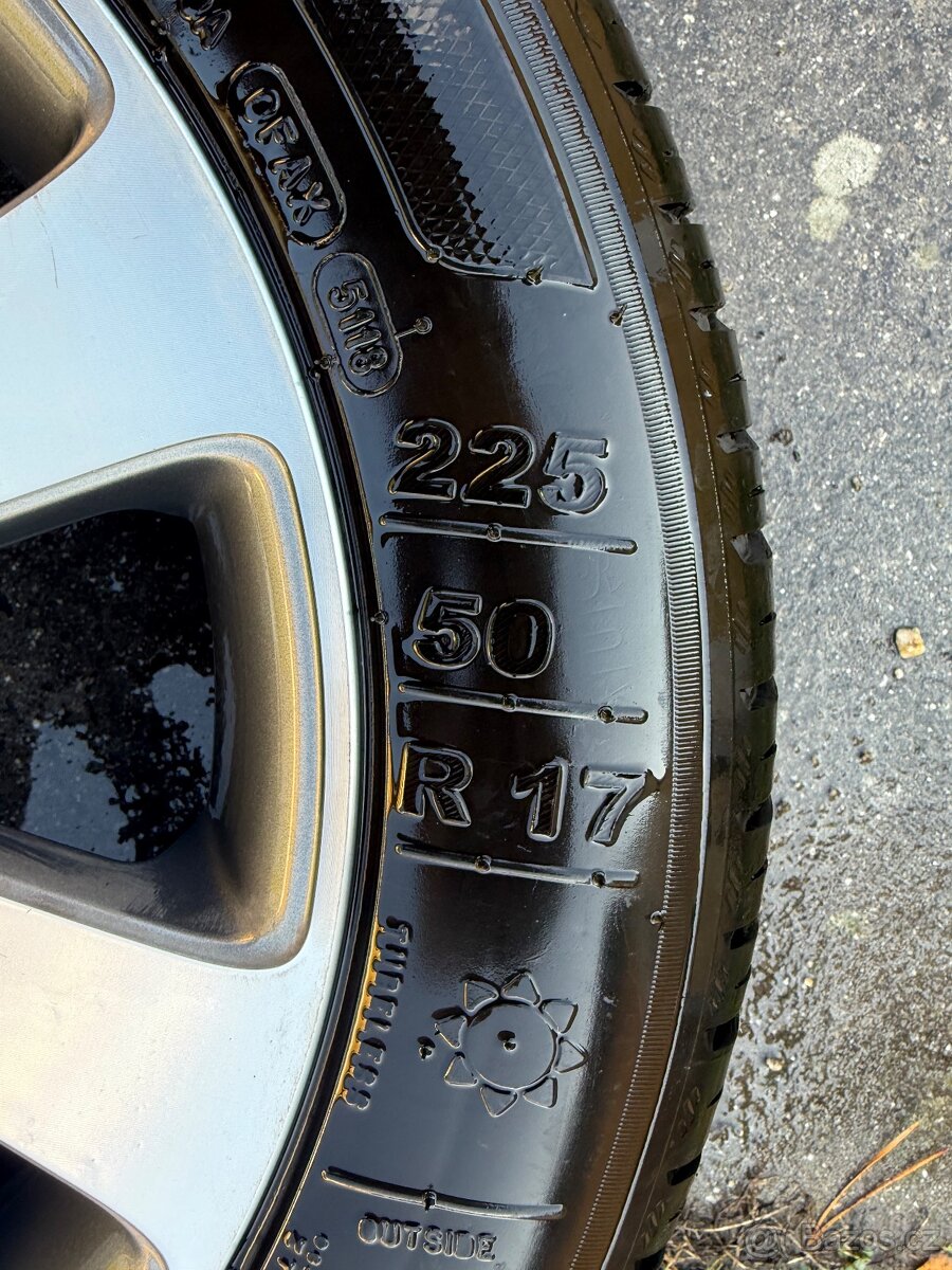 Peugeot - originální alu kola 17" - 9