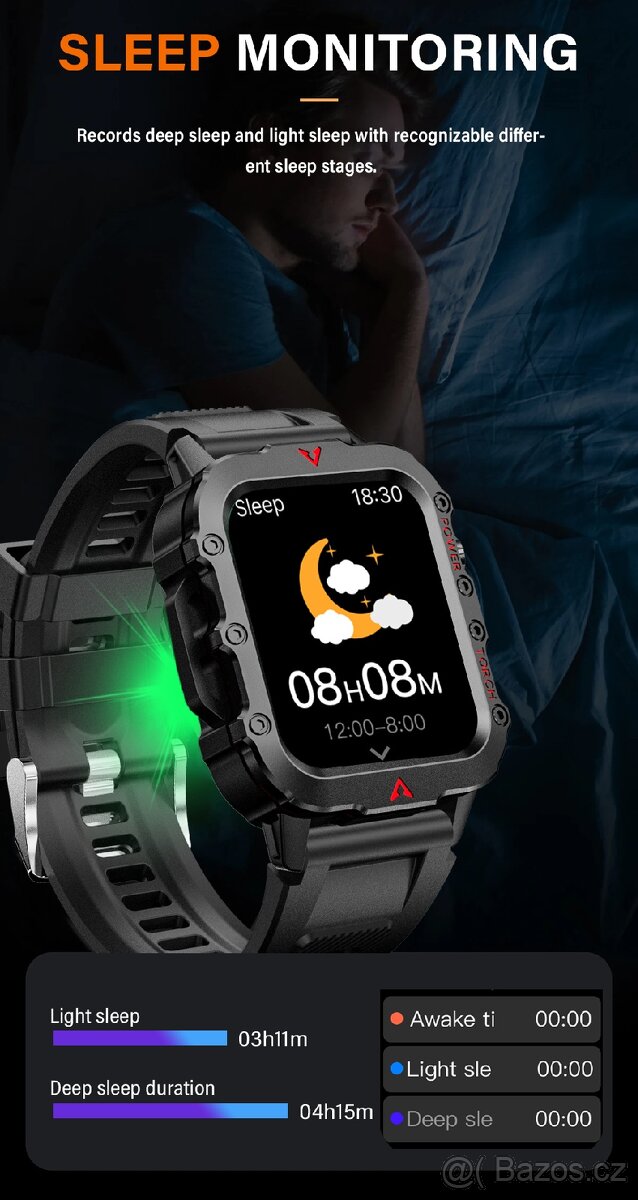 Chytré hodinky/Smartwatch Laxasfit Q11 - 9