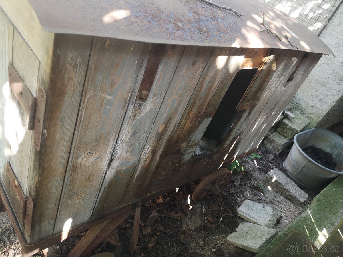 Vozík starý, historicky kompresor - 9