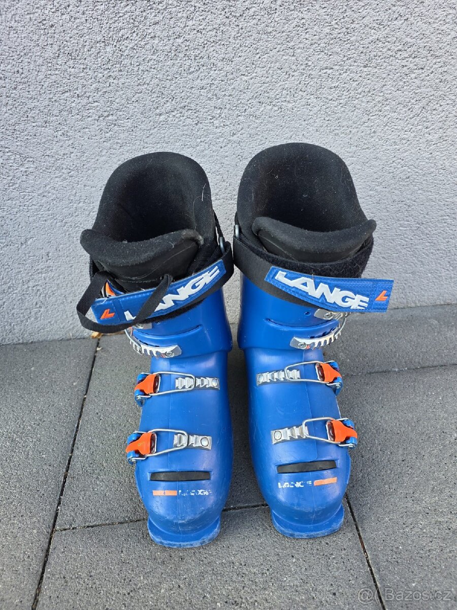 Lyže NORDICA TEAM, 130 + lyžáky - 9