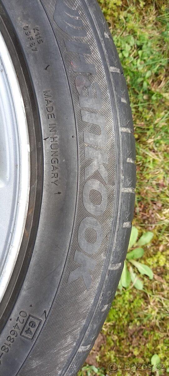 Alu kola Bene PEUGEOT/FORD 15",pneu 195/50R15,podložky 20 - 9