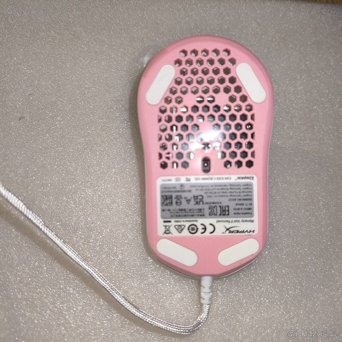 Ultralehká herní myš HyperX Pulsefire Haste černá - 9