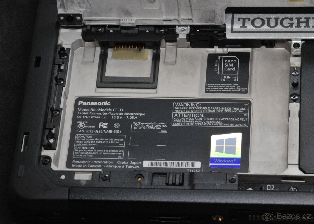 Velký průmyslový tablet Panasonic Toughbook CF-33 - 9