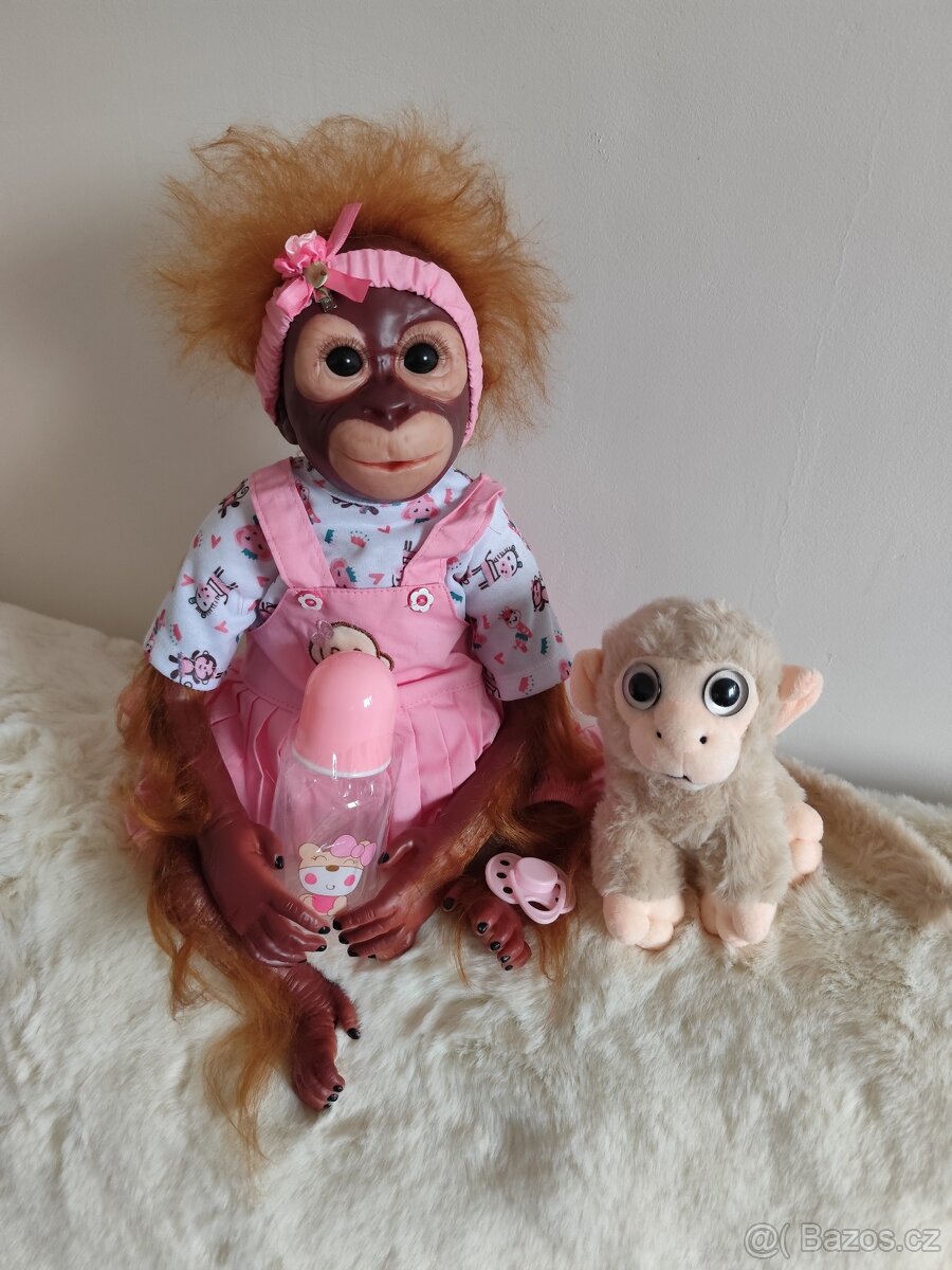 Opice opička panenka NOVÁ - 9