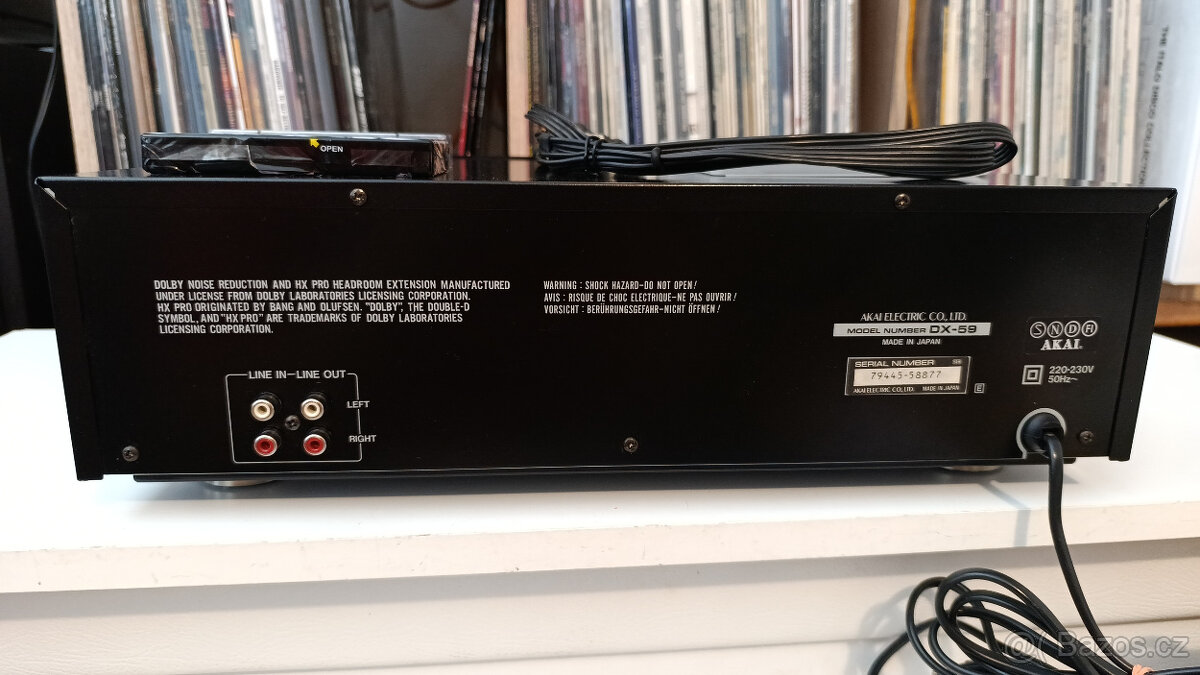 AKAI DX-59 Cassette Deck + DO/ 3Head/ Dual Capstan - 9