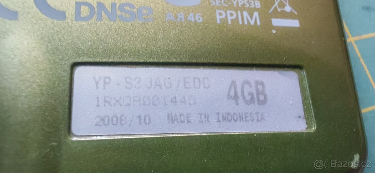 Samsung YP S3 MP3 přehrávač - 9