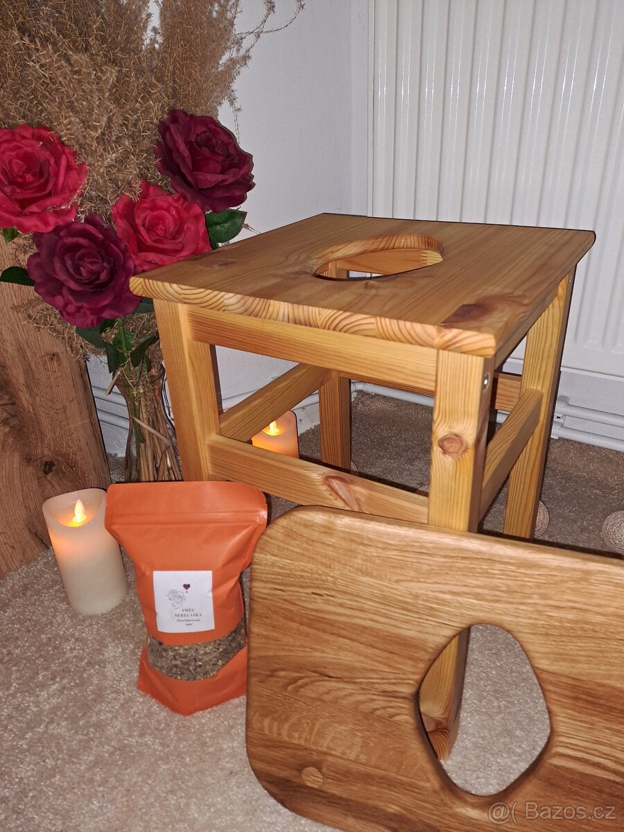 Sedátko/židlička pro ženskou bylinnou napářku - 9