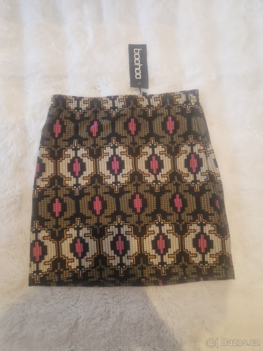 Nová dámská sexy mini sukně minisukně vel S 36 boohoo - 9