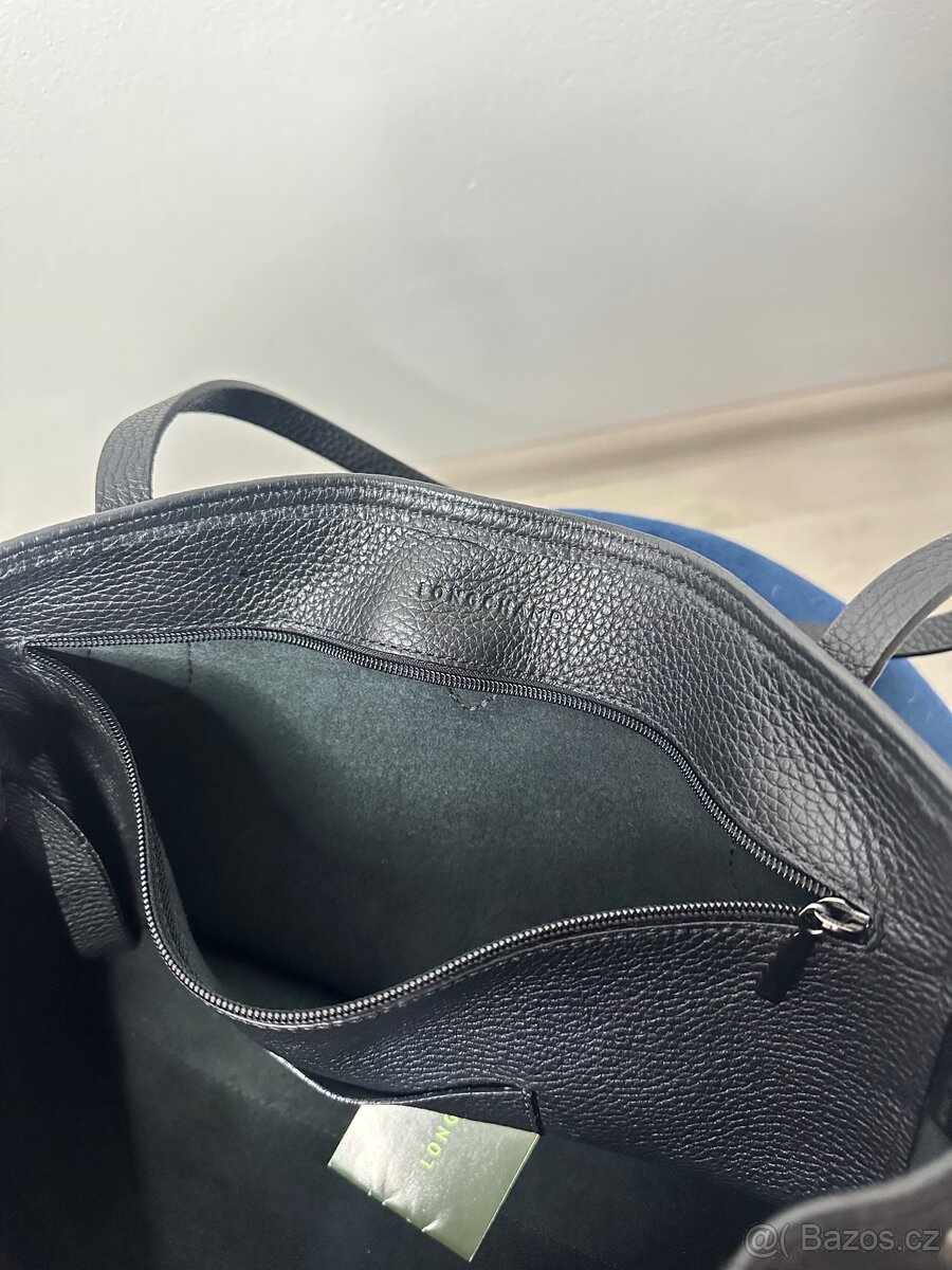 Kožena kabelka Longchamp - 9