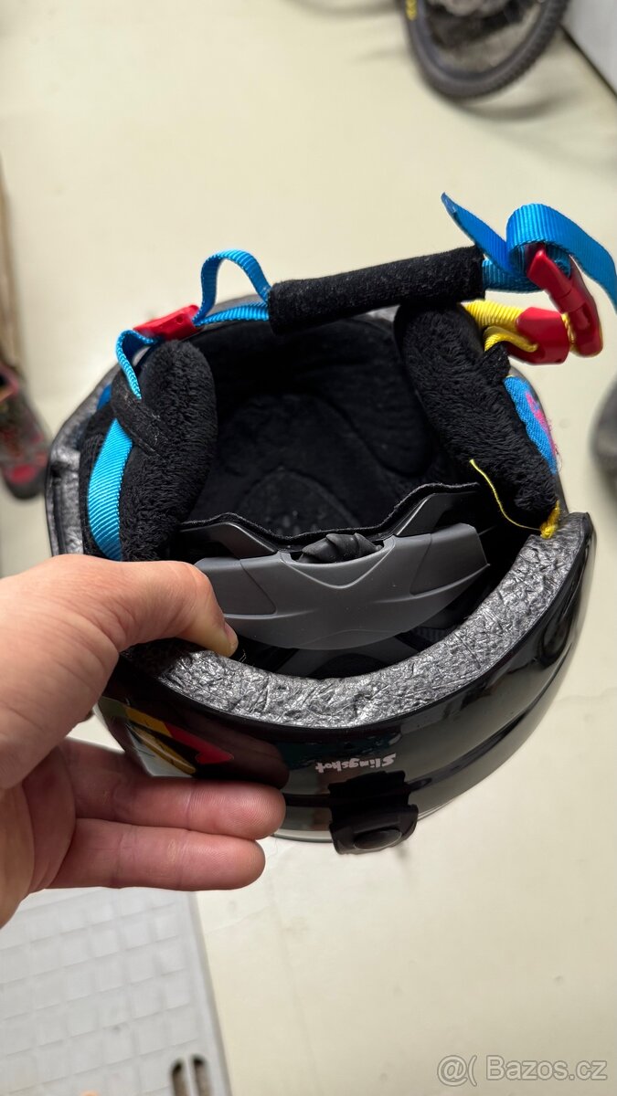 Dětské lyže 100cm a 88cm, dětské lyžáky, lyžařská helma - 9