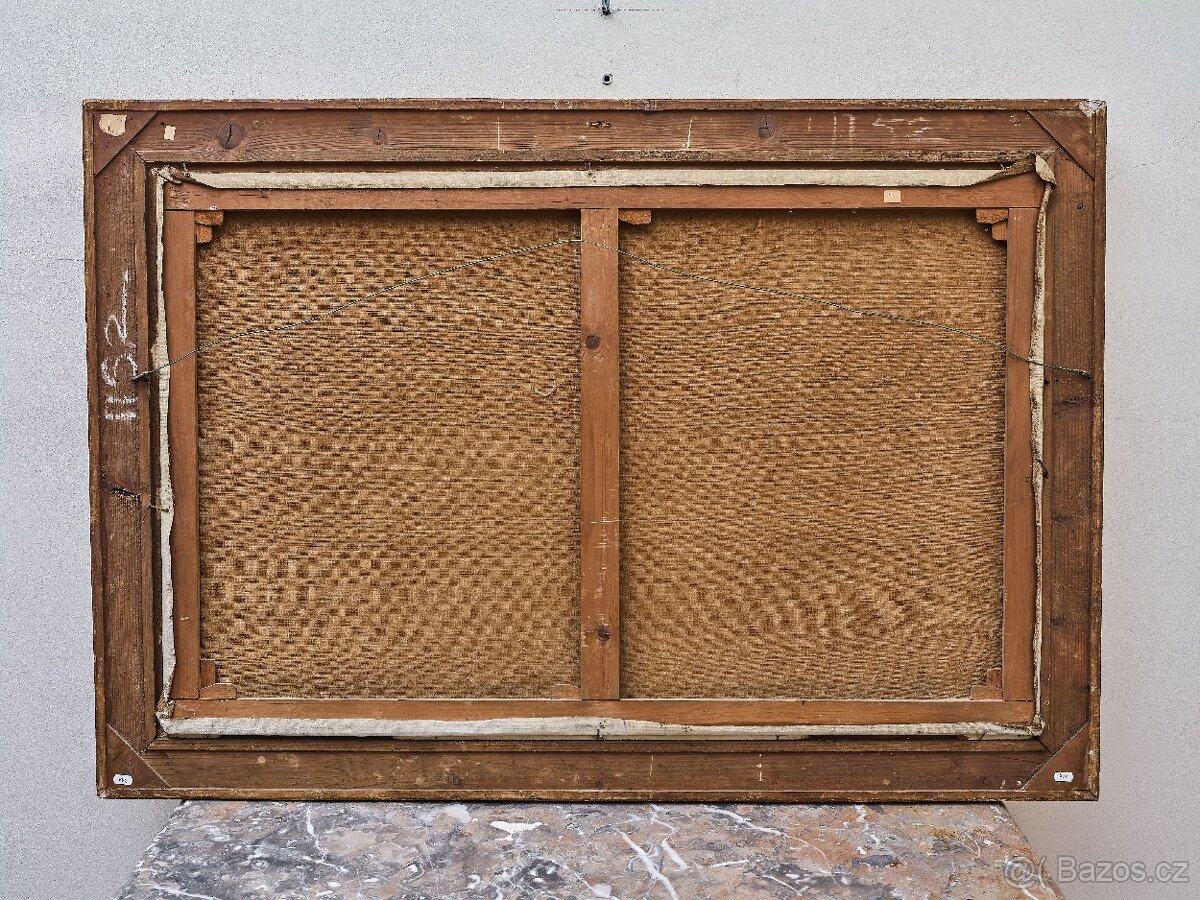 Zimní krajina s chaloupkou - 9