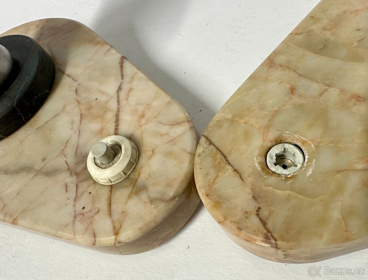 Pár 2 ks starých lampiček MRAMOR svítí 1ks - 9