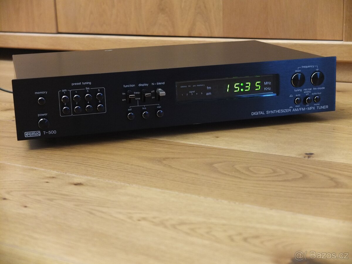 EUMIG T-1000 Vzácný Vintage Stereo Tuner na opravu - 9