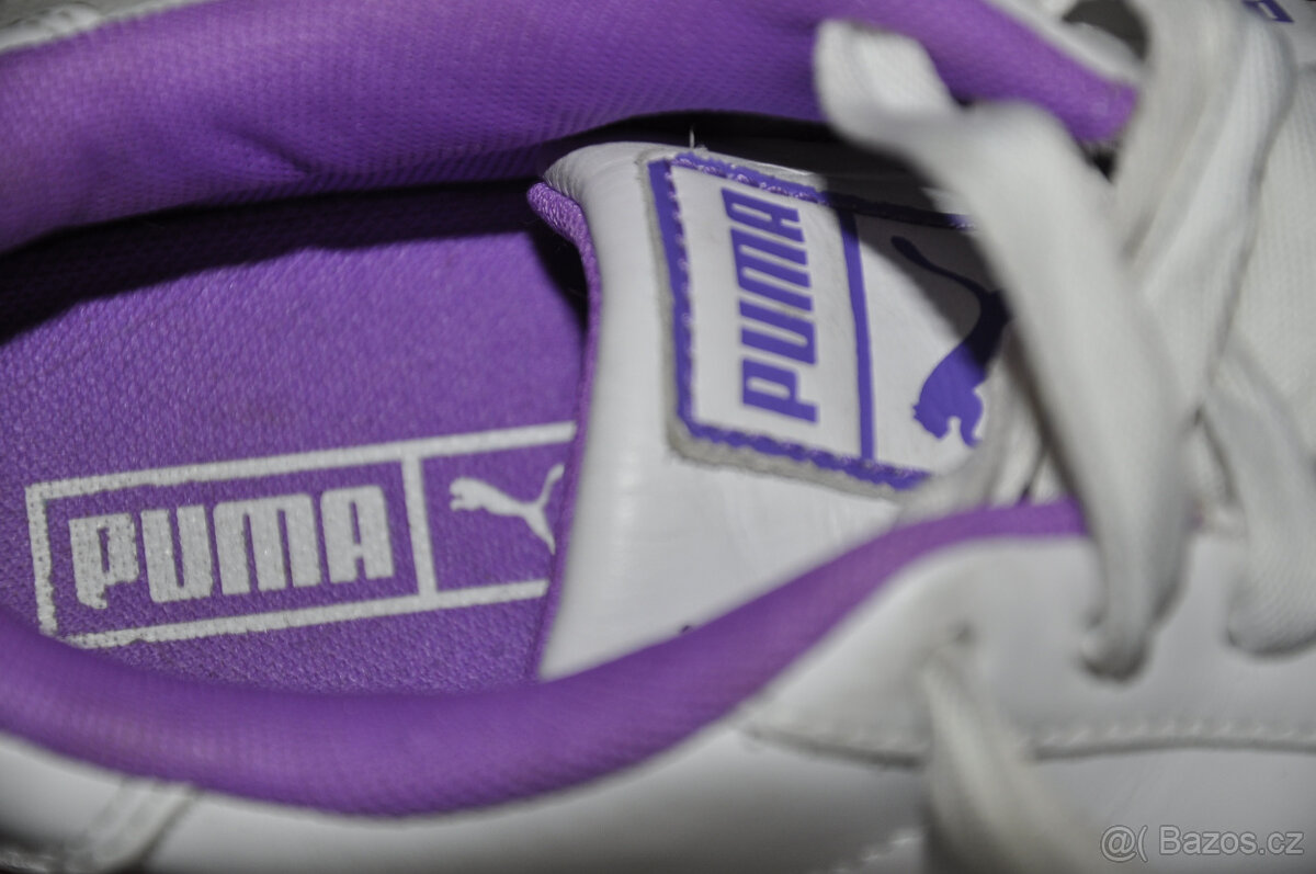 bílé kožené tenisky Puma vel. 38 - 9