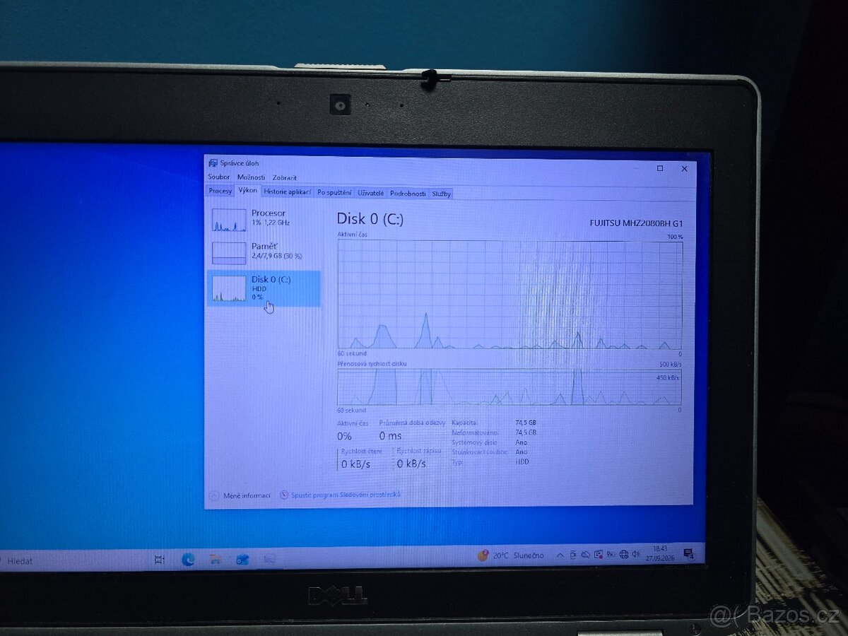 14" notebook Dell Latitude E6430, Core i5, 80GB, Win10 - 9