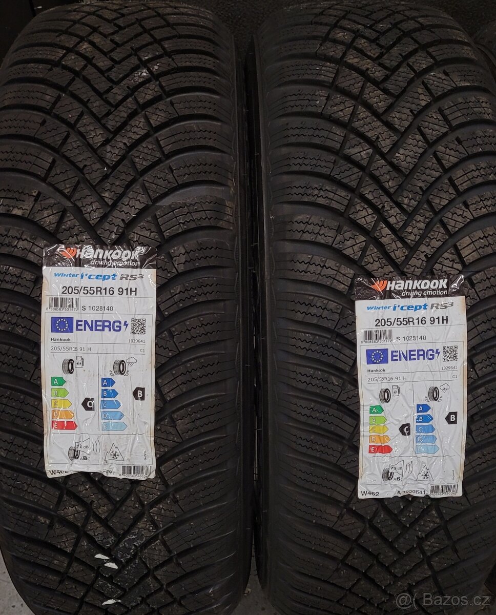 Opel Astra L, 16' alu disky, zimní Hankook,nové - 9