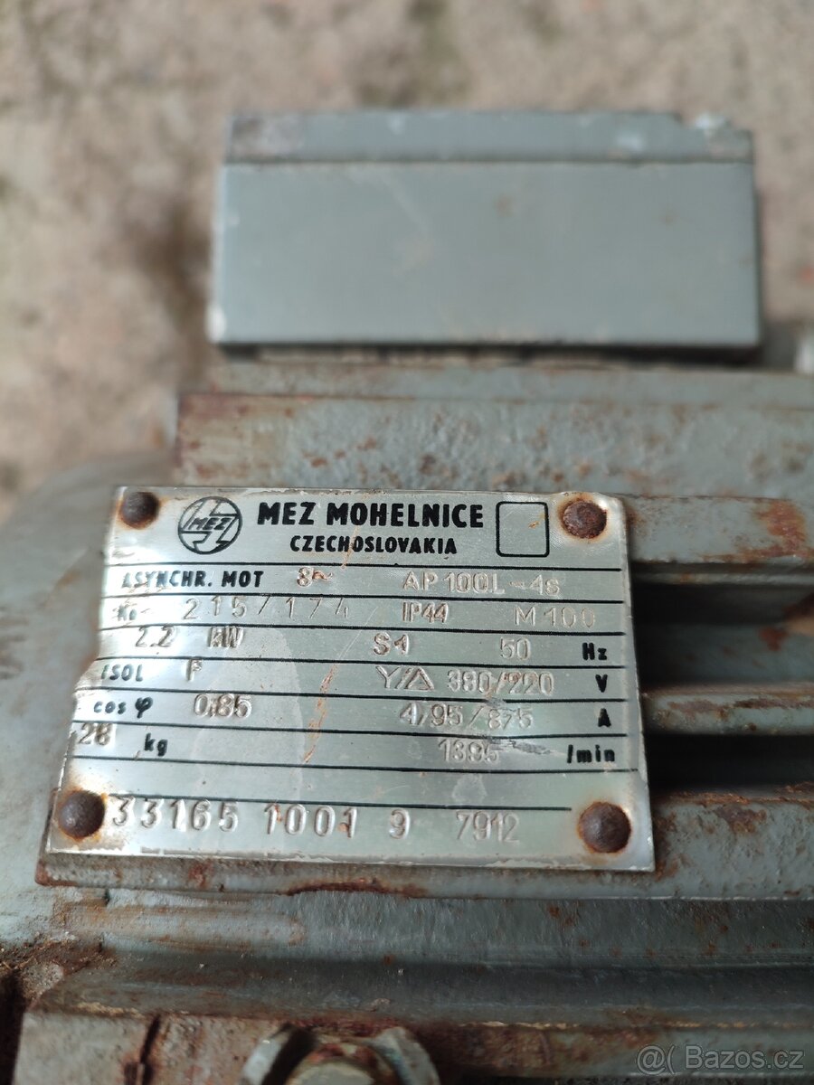 Elektromotor 2.2 kW 1400 ot./min. 4ks - 9