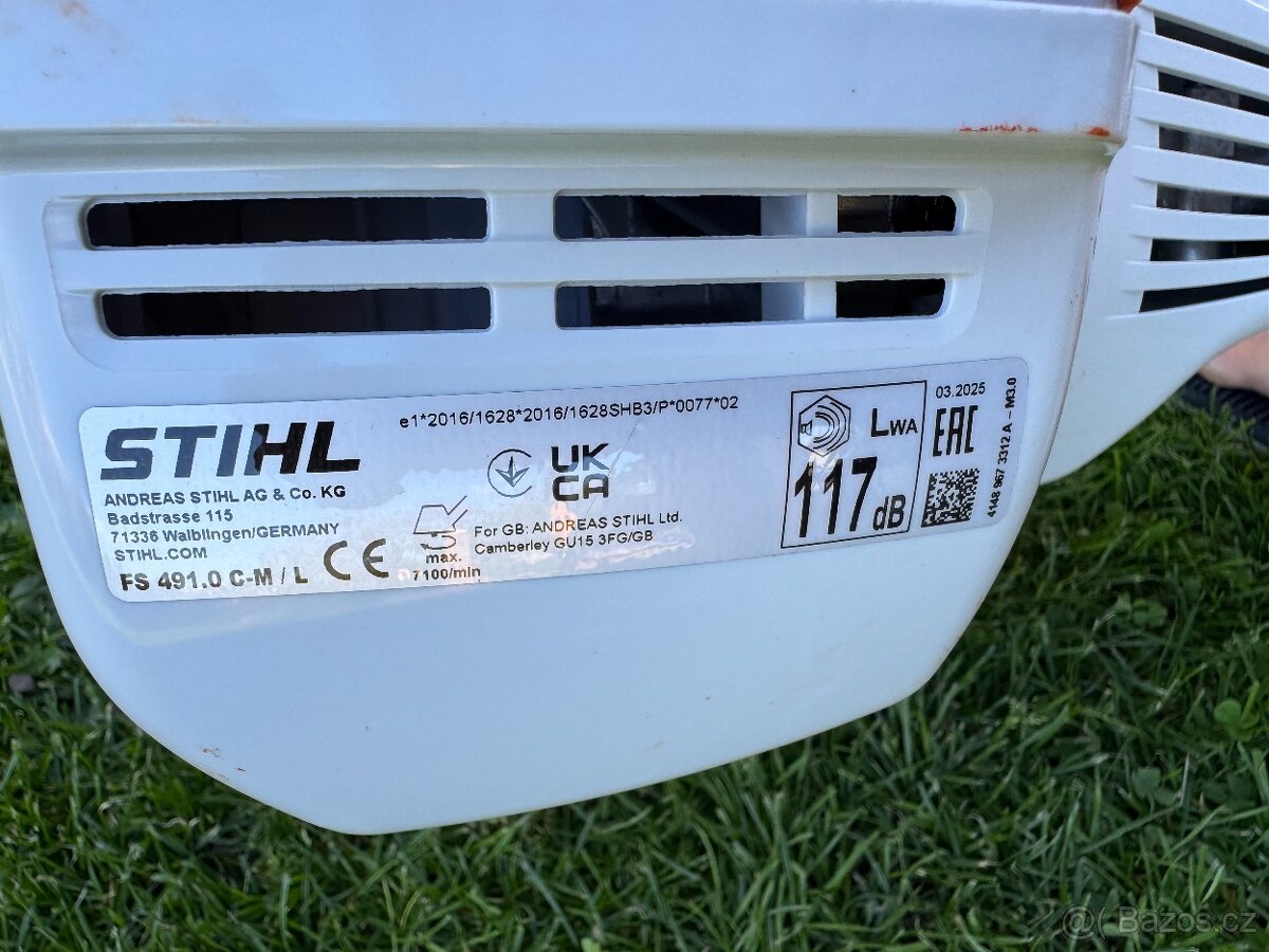 křovinořez Stihl FS 491 C-M Nový - 9