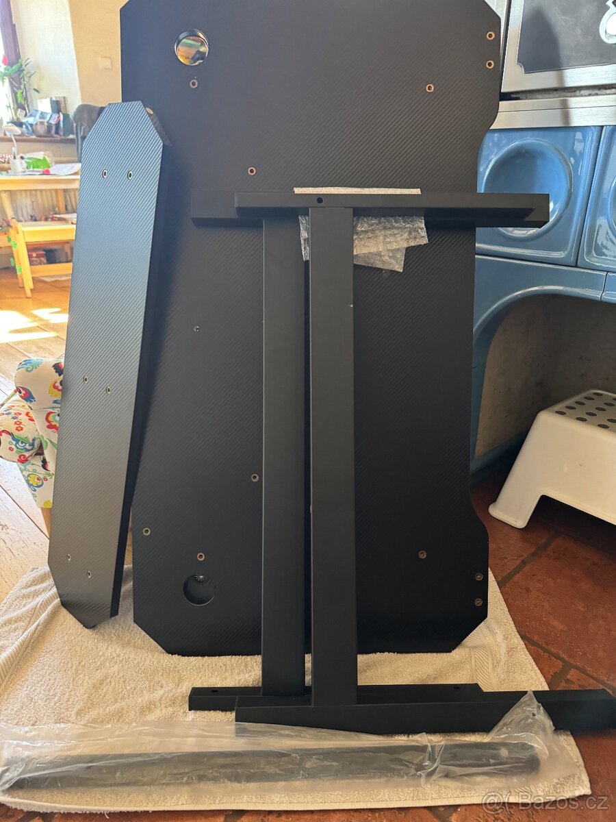 Herní stůl 100x55 cm, černý, nový - 9