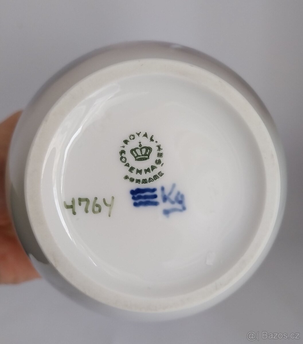 Starožitná váza Kodaň - ROYAL COPENHAGEN - 9