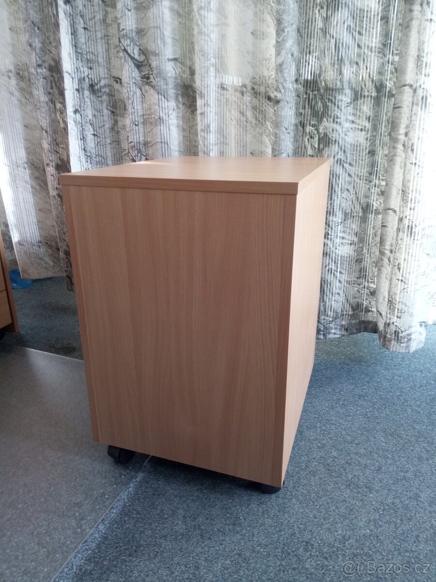 Stůl kancelářský zátěžový kovová podnož + kontejner - 9